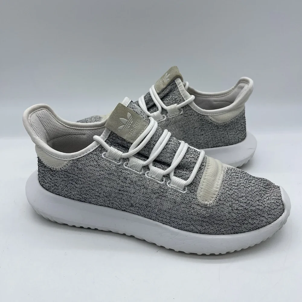 Adidas Tubular Shadow Men's Size 5.5 Running Shoes CQ0928 Gray White Sneakers